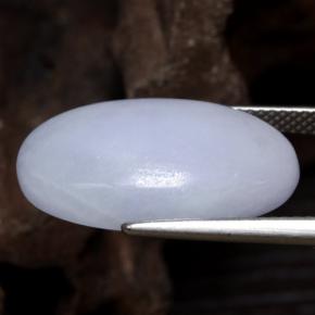 Jadeíta violeta natural 14,33ct, corte oval, opaco