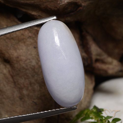 Jadeíta Cinza Natural 10.44ct, oval, Translúcido