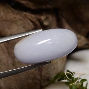 Jadeíta Cinza Natural 10.44ct, oval, Translúcido