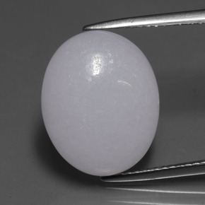 Jadeíta azul natural 9,73ct, corte oval, translúcido