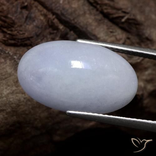 Jadeíta Cinza claro Natural 11.00ct, oval, Translúcido
