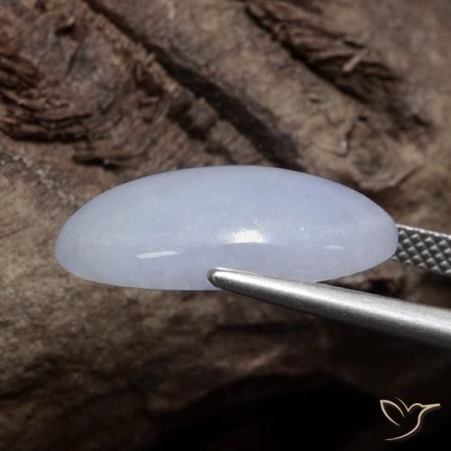 Jadeíta Cinza claro Natural 11.00ct, oval, Translúcido