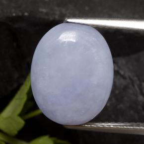Jadeíta violeta natural 5,51ct, corte oval, translúcido