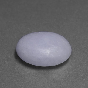 Jadeíta azul natural 7,04ct, corte oval, opaco
