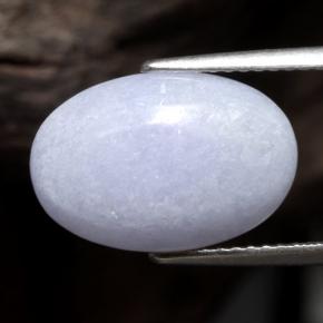 Jadeíta violeta natural 7,19ct, corte oval, opaco