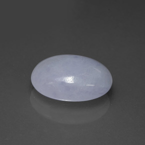 Jadeíta azul natural 4,23ct, corte oval, translúcido