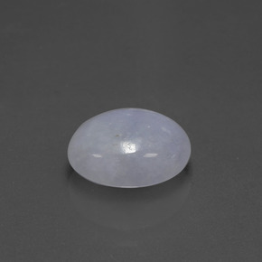 Jadeíta azul natural 2,72ct, corte oval, translúcido