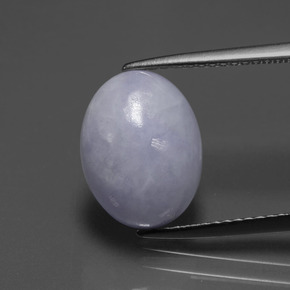 jadeita Lavanda Natural 6.57ct, Corte Oval, Opaco