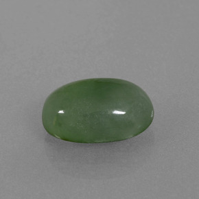 Jadeíta verde natural 2,73ct, corte oval, translúcido