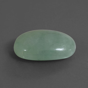 Jadeíta verde natural 18,38ct, corte oval, translúcido