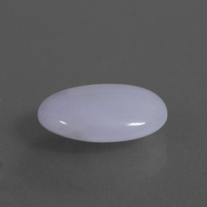 Jadeíta azul natural 5,72ct, corte oval, translúcido