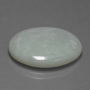 jadeita Verde Natural 18.53ct, Corte Oval, Translúcido