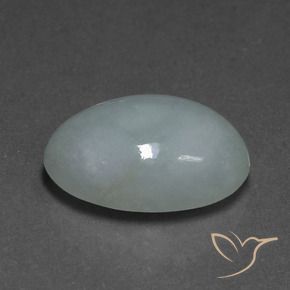 Jadeíta Verde médio Natural 9.73ct, oval, Translúcido