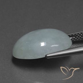 Jadeíta Verde médio Natural 9.73ct, oval, Translúcido