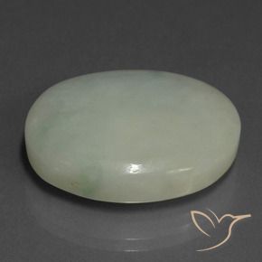 Jadeíta Verde médio Natural 39.75ct, oval, Translúcido