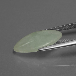 Jadeíta verde natural 5,03ct, marquise, translúcido