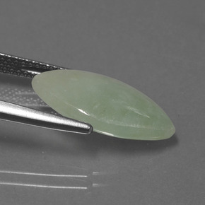 Jadeíta verde natural 5,03ct, marquise, translúcido