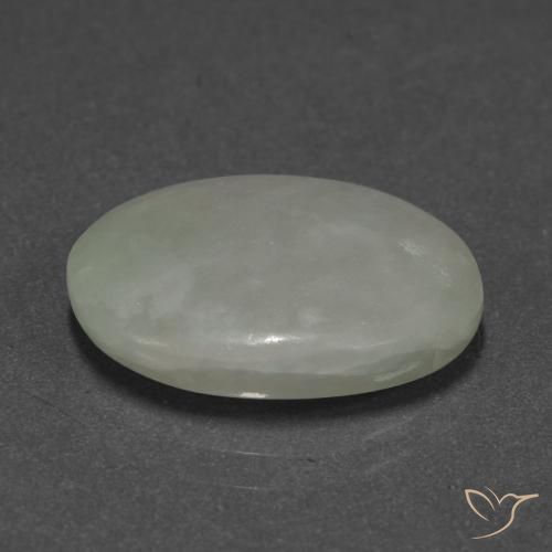 Jadeíta Verde médio Natural 9.31ct, oval, Translúcido