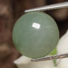 Jadeíta Luz verde Natural 7.82ct, Redondo, Translúcido