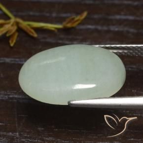 Jadeíta Verde médio Natural 7.82ct, oval, Translúcido