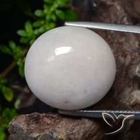 Jadeíta Cinza Natural 23.31ct, oval, Translúcido