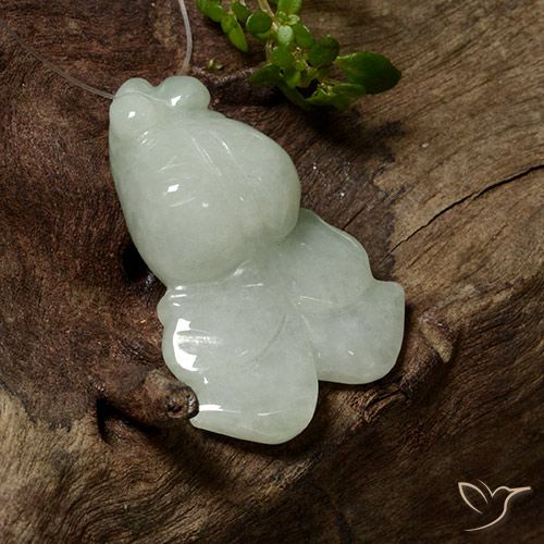 31.71ct Natural Verde amarelado claro Jadeíta, Chique, Translúcido