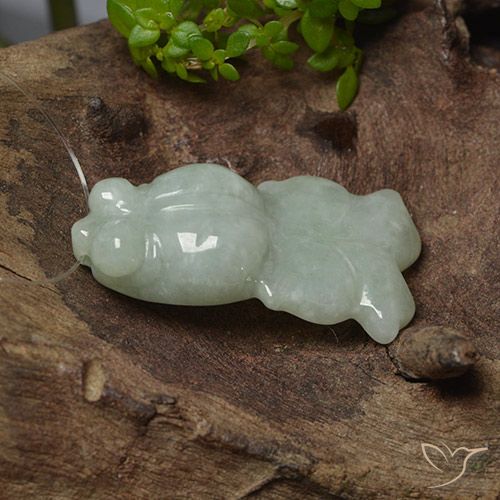 21.69ct Natural Verde médio Jadeíta, Chique, Translúcido