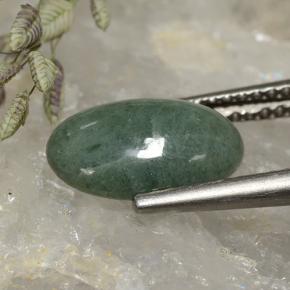 jadeita Verde Natural 2.99ct, Corte Oval, Opaco