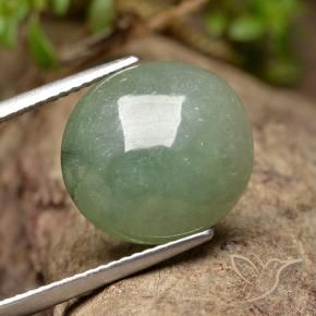 Jadeíta Medium Light Green Natural 7.87ct, oval, Translúcido