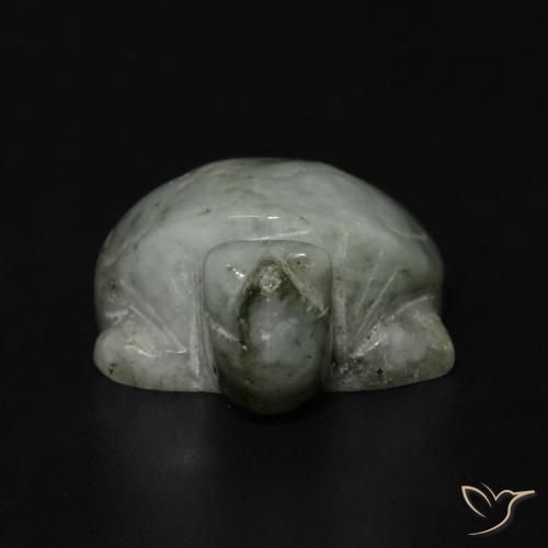 Jadeíta Verde médio Natural 80.14ct, Chique, Opaco