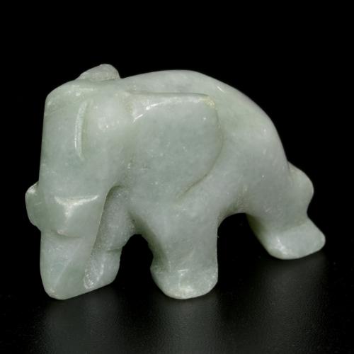 jadeita Cinza claro Natural 53.78ct, Forma extravagante, Opaco