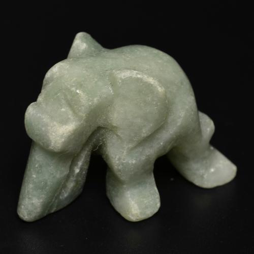 Jadeíta verde natural 55,46ct, forma extravagante, opaco