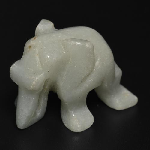 jadeita Verde médio Natural 56.83ct, Forma extravagante, Opaco