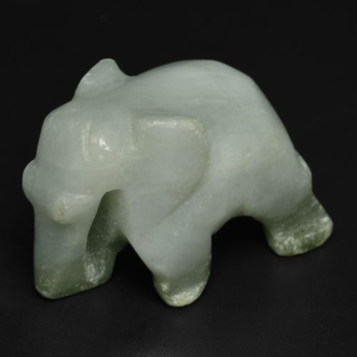 jadeita Verde médio Natural 68.64ct, Forma extravagante, Opaco