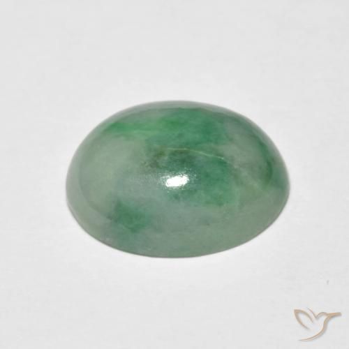 Jadeíta Luz verde Natural 5.23ct, oval, Opaco