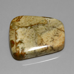 Jaspe multicolorido natural 33,84ct, forma extravagante, translúcido