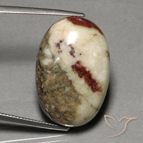 Jaspe Multicolorido Natural 35.14ct, oval, Opaco