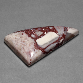 Jaspe multicolorido natural 35,35ct, forma extravagante, opaco