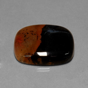 Jaspe multicolorido natural 9,86ct, transparente, transparente/translúcido
