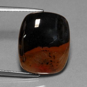 Jaspe multicolorido natural 9,86ct, transparente, transparente/translúcido