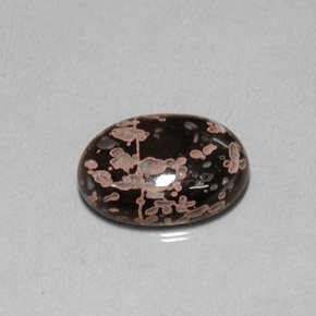 Jaspe multicolorido natural 10,06ct, corte oval, opaco