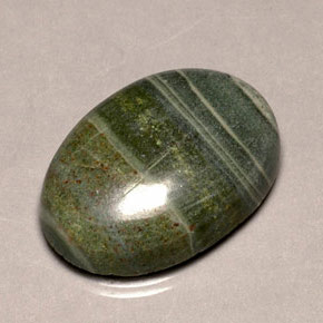 Jaspe multicolorido natural 37,88ct, corte oval, opaco