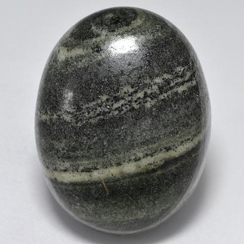 Jaspe multicolorido natural 41,73ct, corte oval, opaco