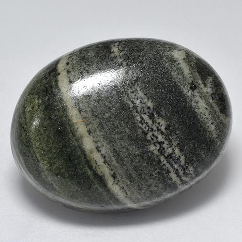 Jaspe multicolorido natural 41,73ct, corte oval, opaco