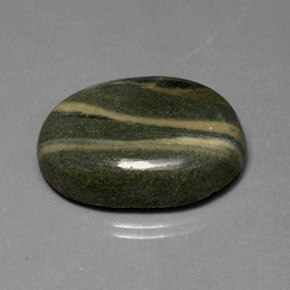 Jaspe multicolorido natural 37,53ct, corte oval, opaco