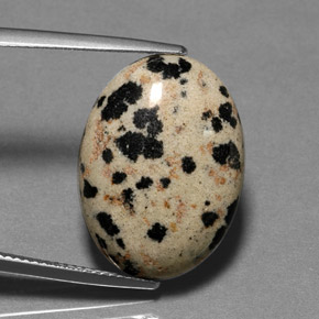 Jaspe multicolorido natural 14,11ct, corte oval, opaco