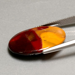 Jaspe Multicolorido Natural 12.49ct, Corte Oval, Opaco