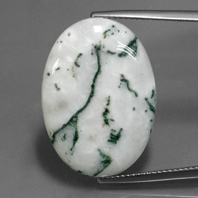 Jaspe multicolorido natural 17,46ct, corte oval, opaco