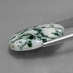 Jaspe Multicolorido Natural 17.30ct, Corte Oval, Opaco