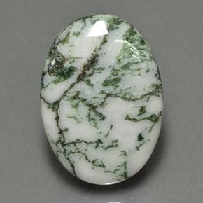 Jaspe multicolorido natural 17,12ct, corte oval, opaco